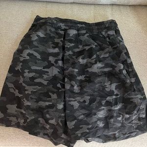 Lululemon Men’s Pace Breaker Linerless Camo 9” Shorts